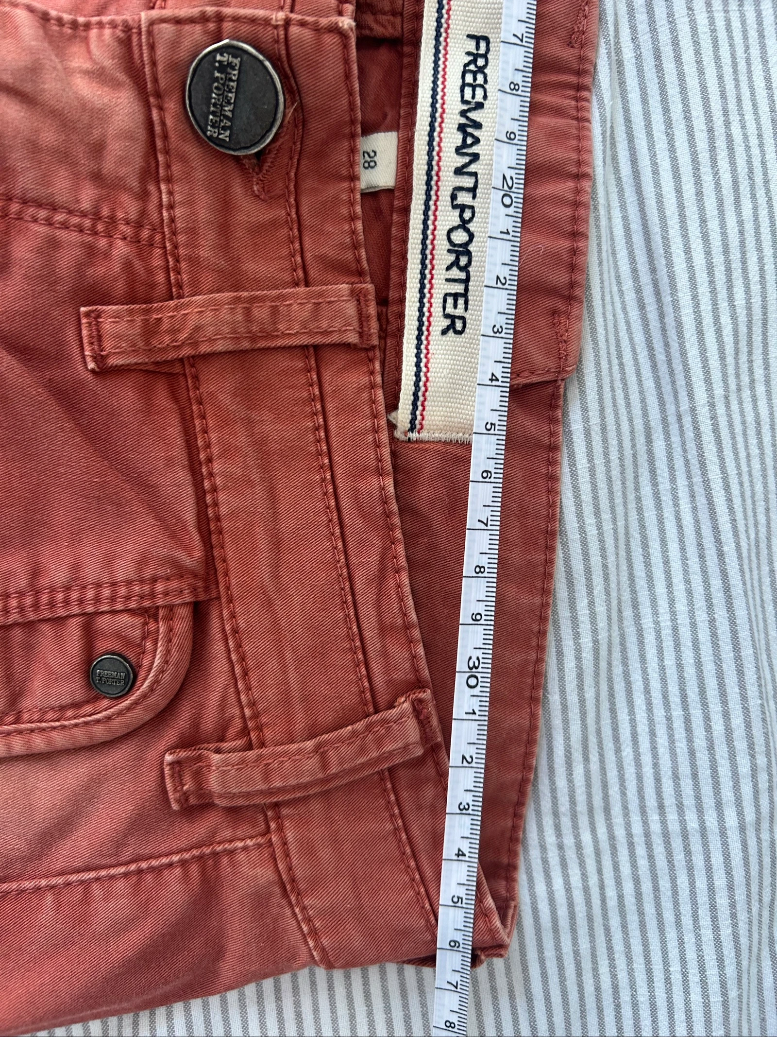 Short Freeman T. Porter terracota - Taille 28 (S/M) – photo 3